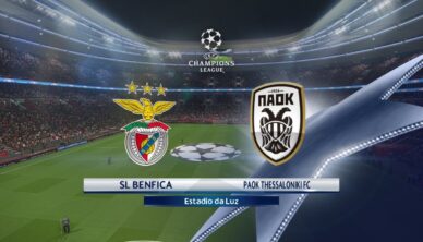 Champions League Benfica vs PAOK