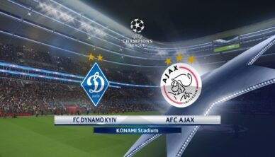 Champions League FC Dynamo Kiev vs Ajax